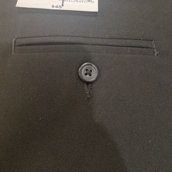 WILL NOT TAKE LESS NWT Men’s Van Heusen Formal Black Slacks - Picture 3 of 6